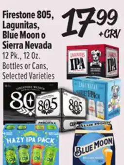 El Super Firestone 805, Lagunitas, Blue Moon o Sierra Nevada offer