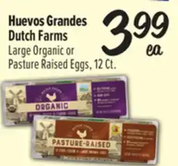 El Super Large Organic or Pasture Raised Eggs offer