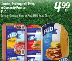 El Super Turkey, Smoked Ham or Pork Mild Head Cheese offer