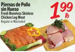 El Super Fresh Boneless Skinless Chicken Leg Meat offer