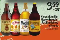 El Super Corona Familiar, Modelo Especial, Pacifico Ballena o Victoria offer