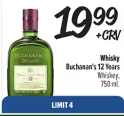 El Super Whisky Buchanan's 12 Years offer