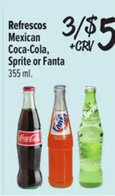 El Super Mexican Coca-Cola, Sprite or Fanta offer