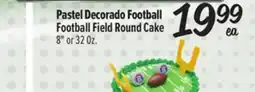 El Super Football Field Round Cake offer