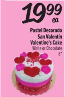 El Super Valentine's Cake White or Chocolate offer