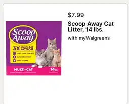 Walgreens Scoop Away Cat Litter offer