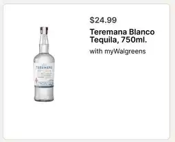 Walgreens Teremana Blanco Tequila, 750ml offer