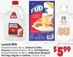 Vallarta Supermarkets Lactaid Milk offer