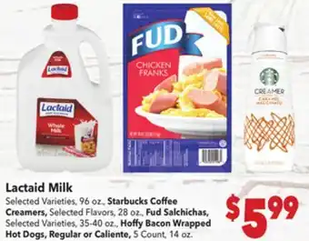 Vallarta Supermarkets Lactaid Milk offer