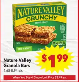 Vallarta Supermarkets Nature Valley Granola Bars offer