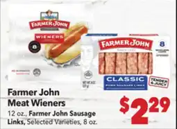 Vallarta Supermarkets Farmer John Meat Wieners offer
