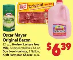 Vallarta Supermarkets Oscar Mayer Original Bacon offer