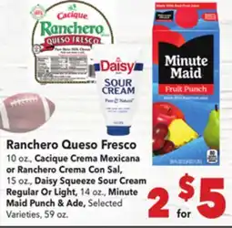 Vallarta Supermarkets Ranchero Queso Fresco offer