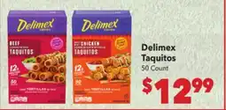 Vallarta Supermarkets Delimex Taquitos offer