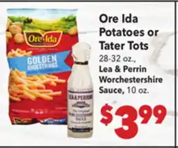 Vallarta Supermarkets Ore Ida Potatoes or Tater Tots offer