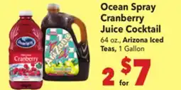 Vallarta Supermarkets Ocean Spray Cranberry Juice Cocktail offer