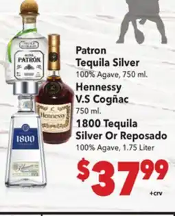 Vallarta Supermarkets Patron Tequila Silver offer