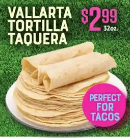 Vallarta Supermarkets VALLARTA TORTILLA TAQUERA offer
