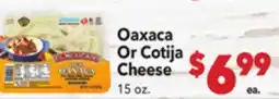 Vallarta Supermarkets Oaxaca Or Cotija Cheese offer