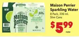 Vallarta Supermarkets Maison Perrier Sparkling Water offer