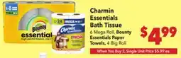 Vallarta Supermarkets Charmin Essentials Bath Tissue offer