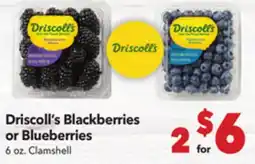 Vallarta Supermarkets Driscoll's Blackberries or Blueberries offer