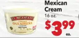 Vallarta Supermarkets Mexican Cream offer
