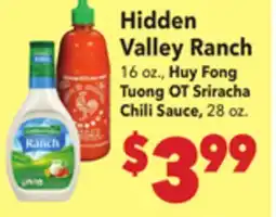 Vallarta Supermarkets Hidden Valley Ranch offer