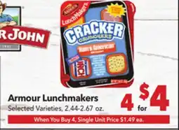 Vallarta Supermarkets Armour Lunchmakers offer
