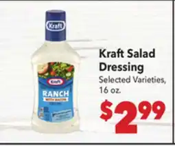Vallarta Supermarkets Kraft Salad Dressing offer
