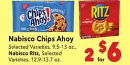 Vallarta Supermarkets Nabisco Chips Ahoy offer