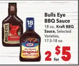 Vallarta Supermarkets Bulls Eye BBQ Sauce offer