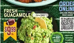 Vallarta Supermarkets FRESH GUACAMOLE offer