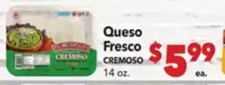 Vallarta Supermarkets Queso Fresco offer