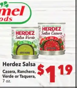 Vallarta Supermarkets Herdez Salsa offer