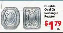 Vallarta Supermarkets Durable Oval Or Rectangle Roaster offer