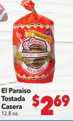 Vallarta Supermarkets El Paraiso Tostada Casera offer