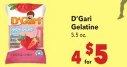 Vallarta Supermarkets D'Gari Gelatine offer