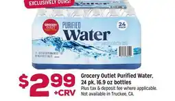 Grocery Outlet Grocery Outlet Purified Water offer