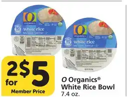 Albertsons O Organics White Rice Bowl offer