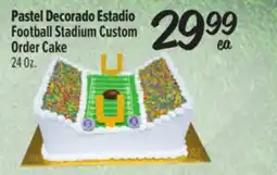 El Super Fresh Football Stadium Custom Order Cake offer