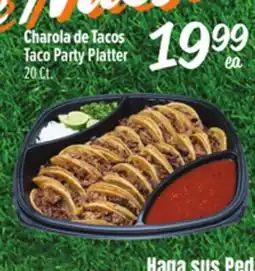 El Super Fresh Taco Party Platter offer