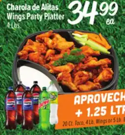 El Super Fresh Wings Party Platter offer
