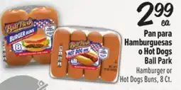El Super Fresh Hamburger or Hot Dogs Buns offer