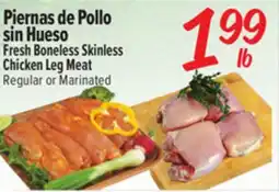 El Super Fresh Fresh Boneless Skinless Chicken Leg Meat offer