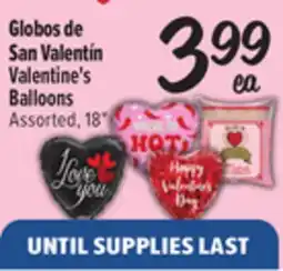 El Super Fresh Valentine's Balloons offer