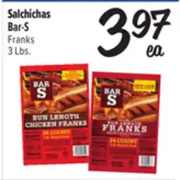 El Super Fresh Bar-S Franks offer