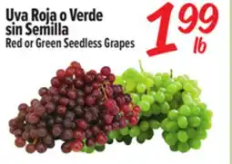 El Super Fresh Red or Green Seedless Grapes offer