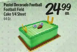 El Super Fresh Football Field Cake 1/4 Sheet offer