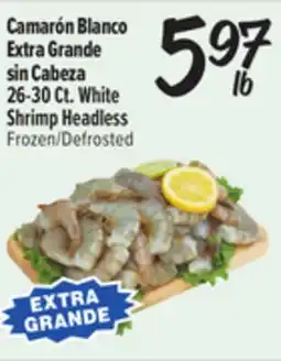 El Super Fresh White Shrimp Headless offer
